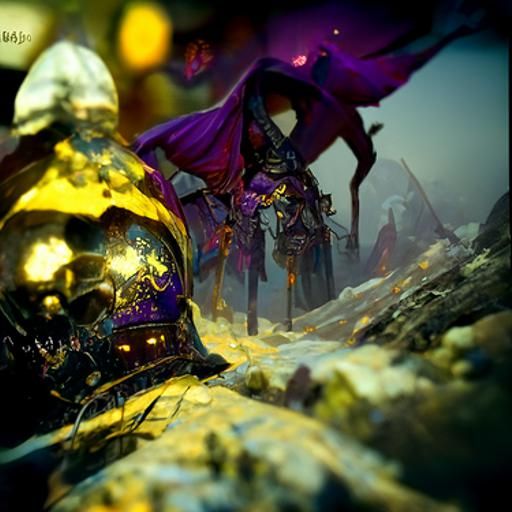 Dark Fantasy Mountain of Death Concept Art