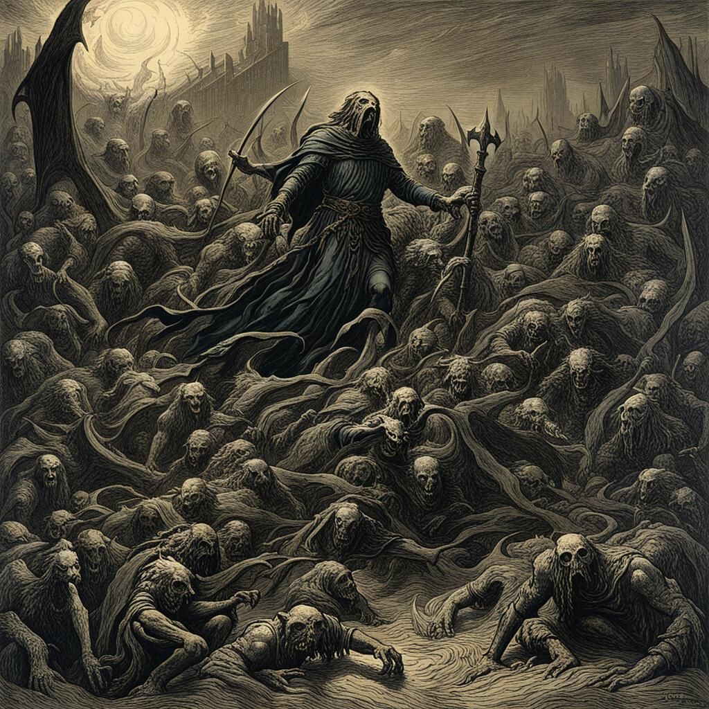 Nightmarish Yaldabaoth Illustration