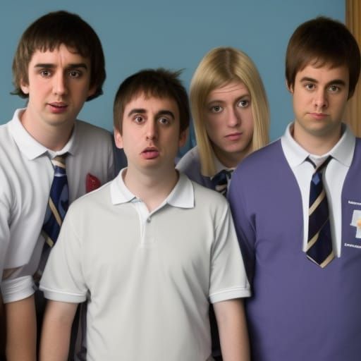 AI Image of The Inbetweeners