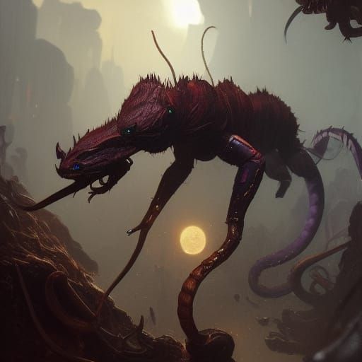 Chimera Ants: Dark Fantasy Concept Art