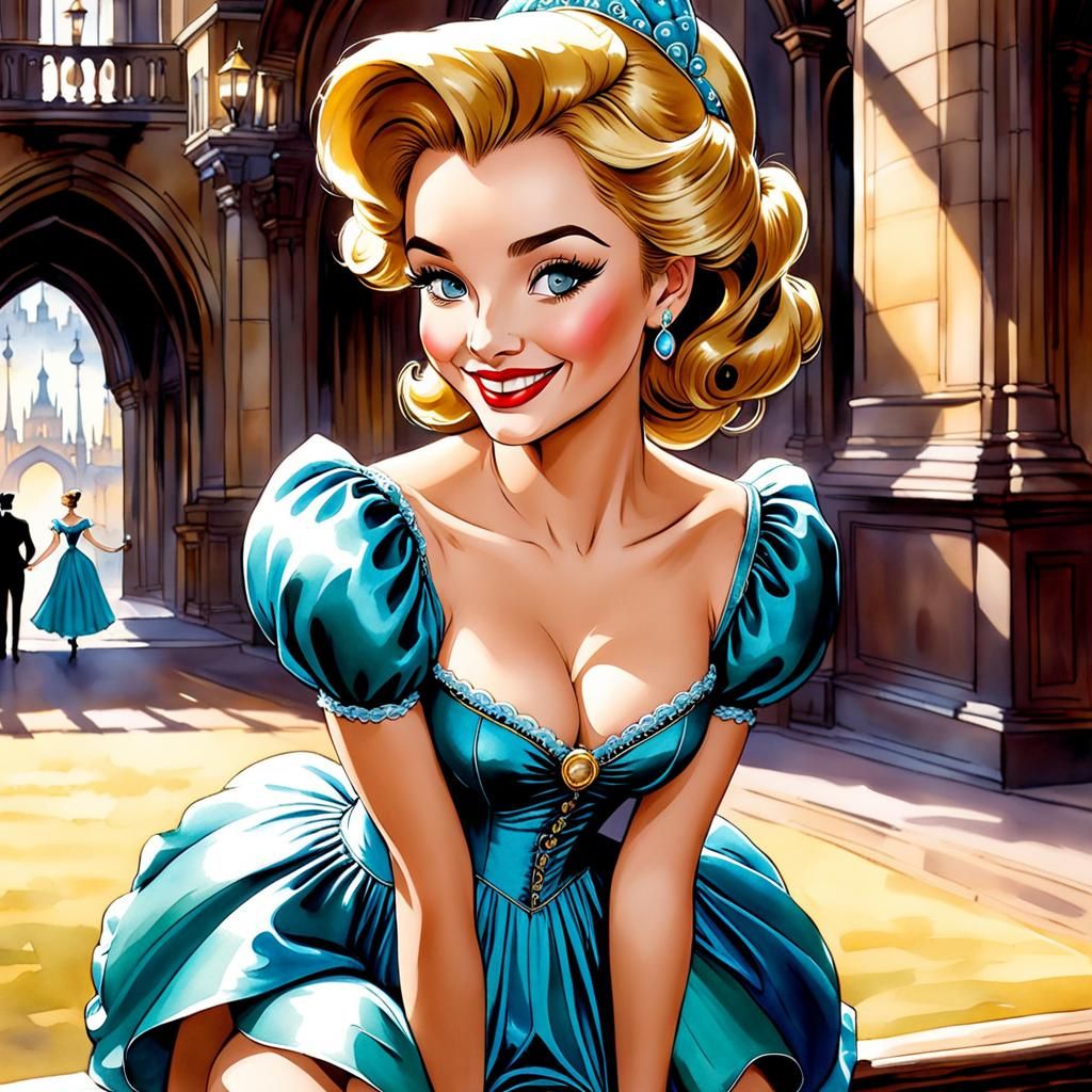 Cute Lady Tremaine, Cinderella's mother-in-law