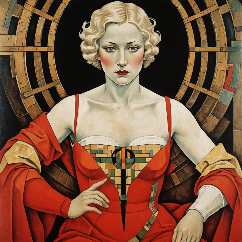 Dynamic Geometric Forms in Constructivist Style