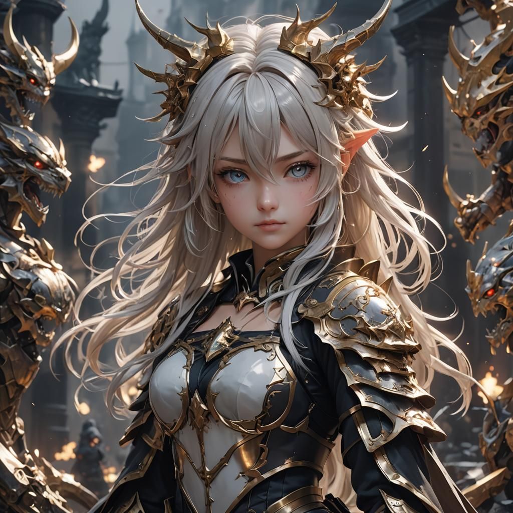 Chaotic Anime Scene in Detailed 3D