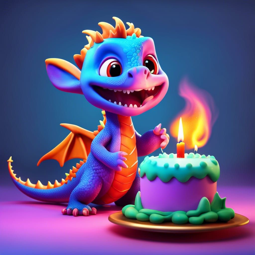 Trying to blow out birthday candle 🔥