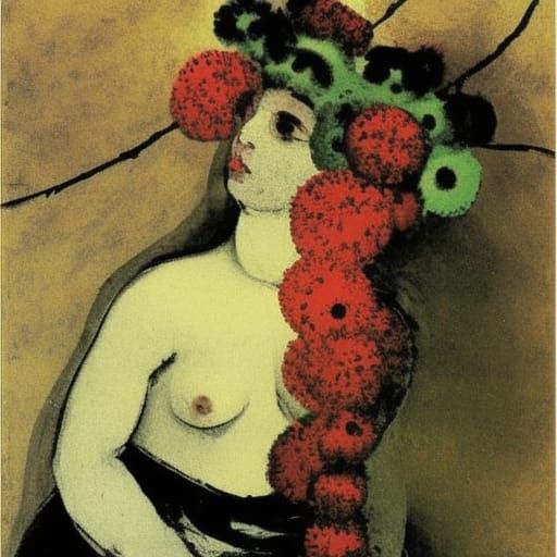 Melancholic Scene Inspired by Baroque Masters