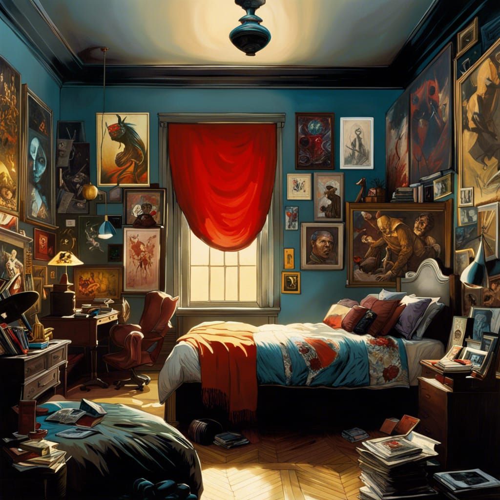 A Hipster's Bedroom in the '90s