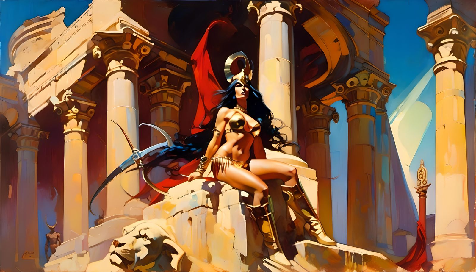 The Women of Frazetta - The Incomparable Dejah Thoris