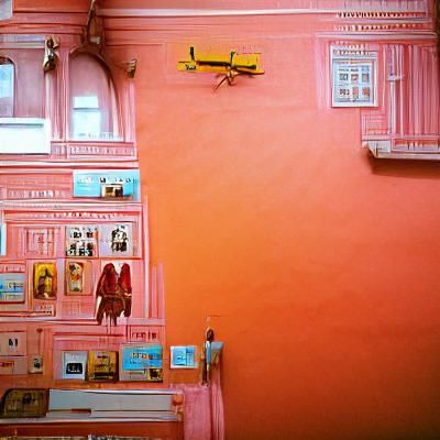 Symmetrical Composition in a Whimsical Style
