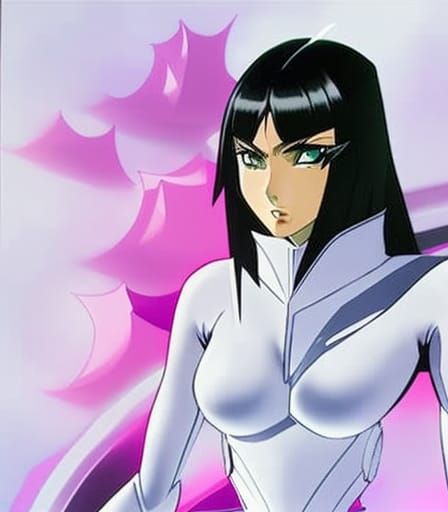 Anastasia Leonova in High-Tech Battlesuit, Cel Shading