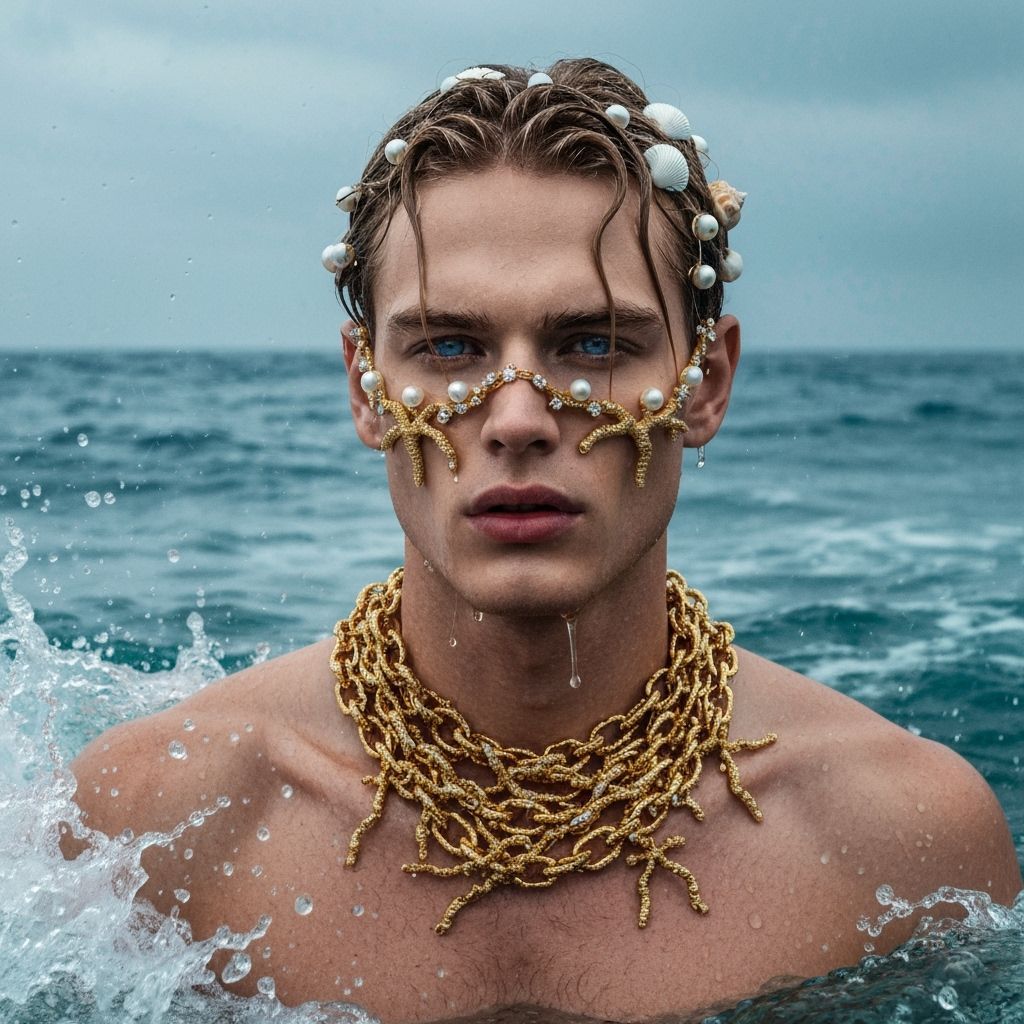 Oceanic Royalty: A Sea God Emerges