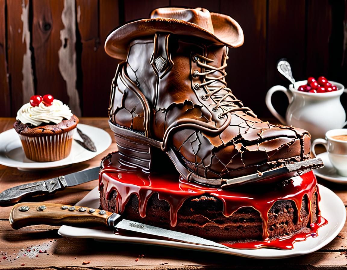 A Cowboy Hat & Boot Cake for the Best Rancher Dad
