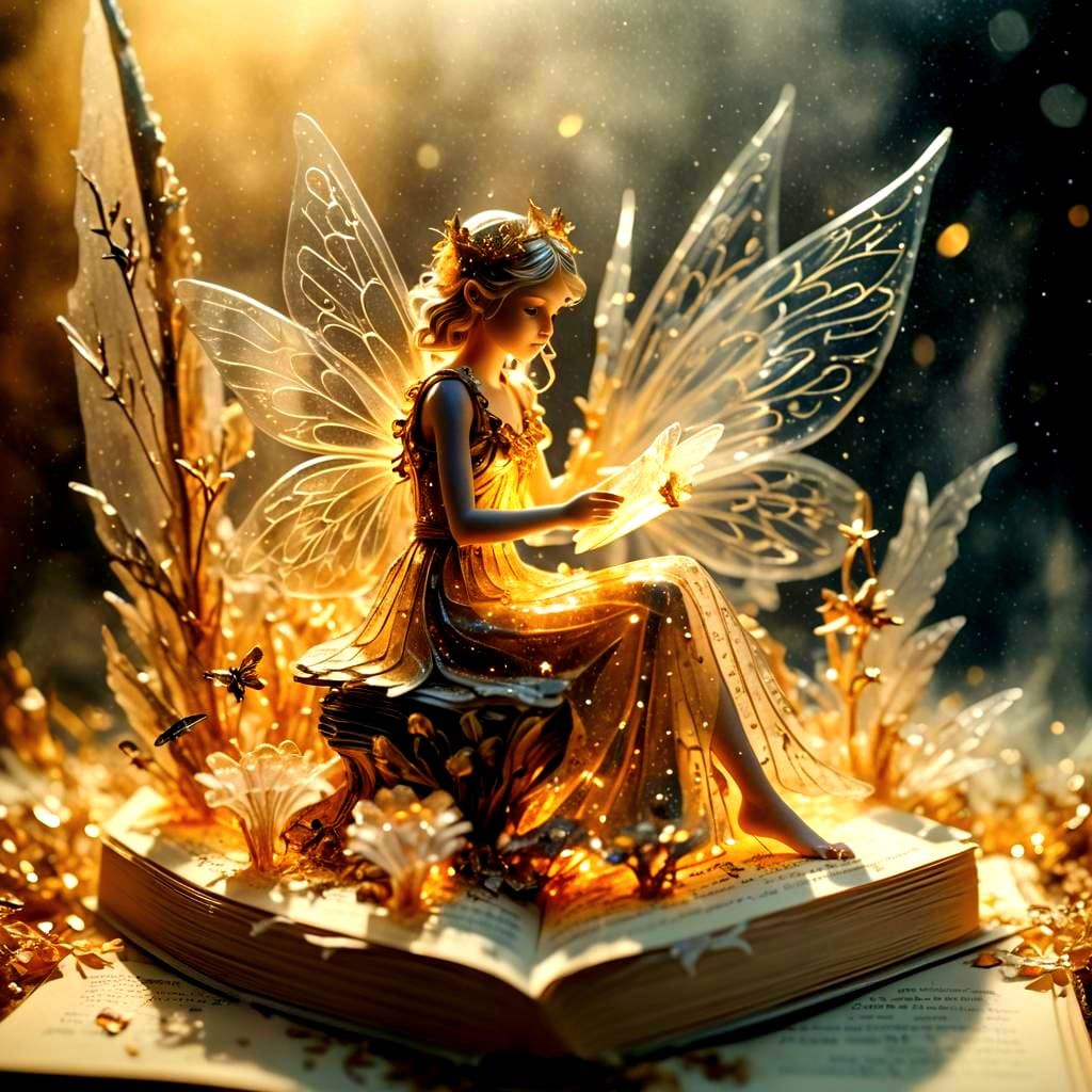 Crystal Fairies in Magical Pop-Up Book