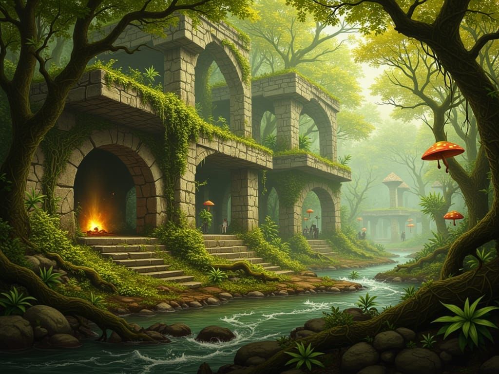 Forgotten Realms in a Primeval World