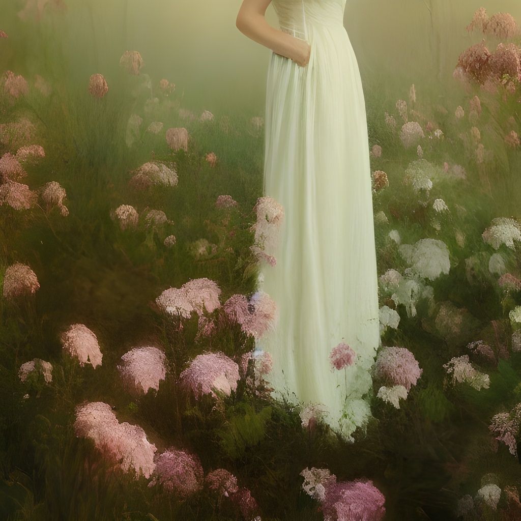 Surreal Landscape with Footsteps and Dreams