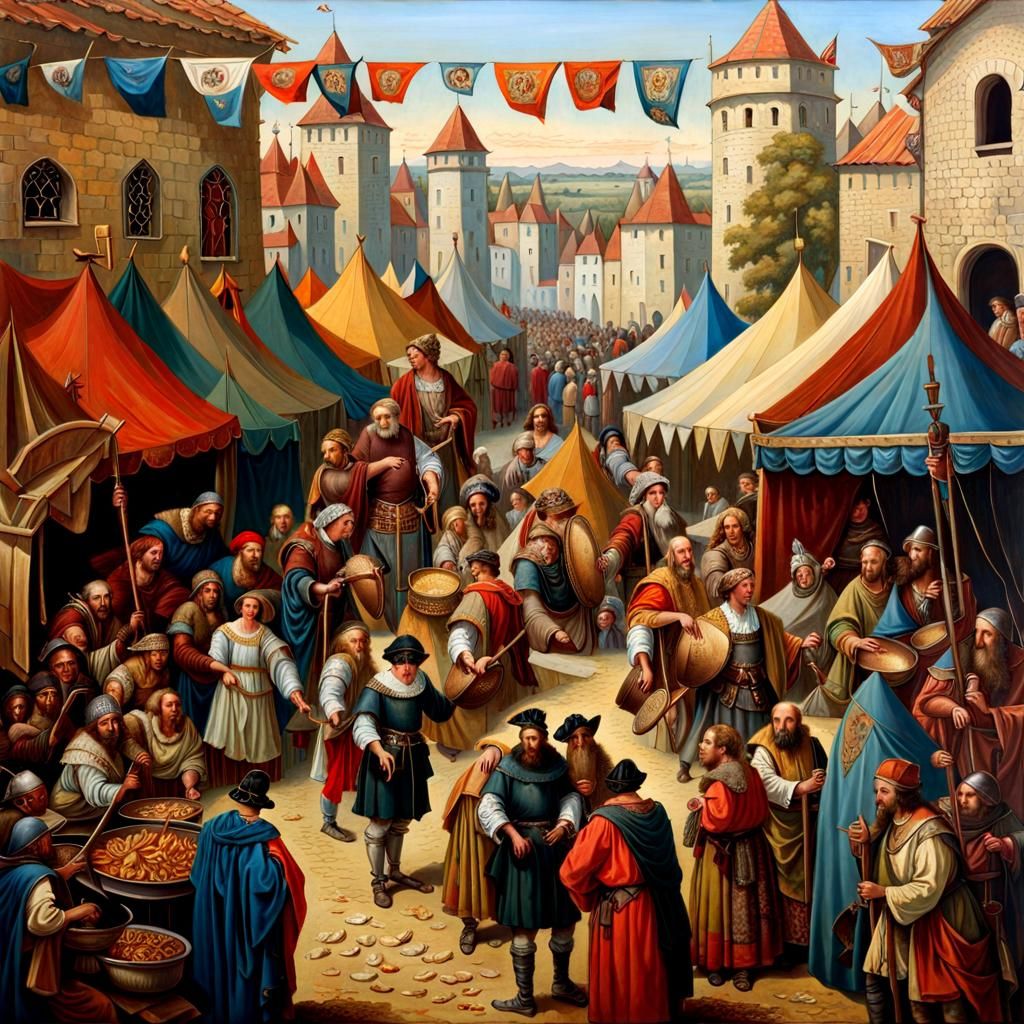 Medieval Mass Event in Ancient Maximalism Style