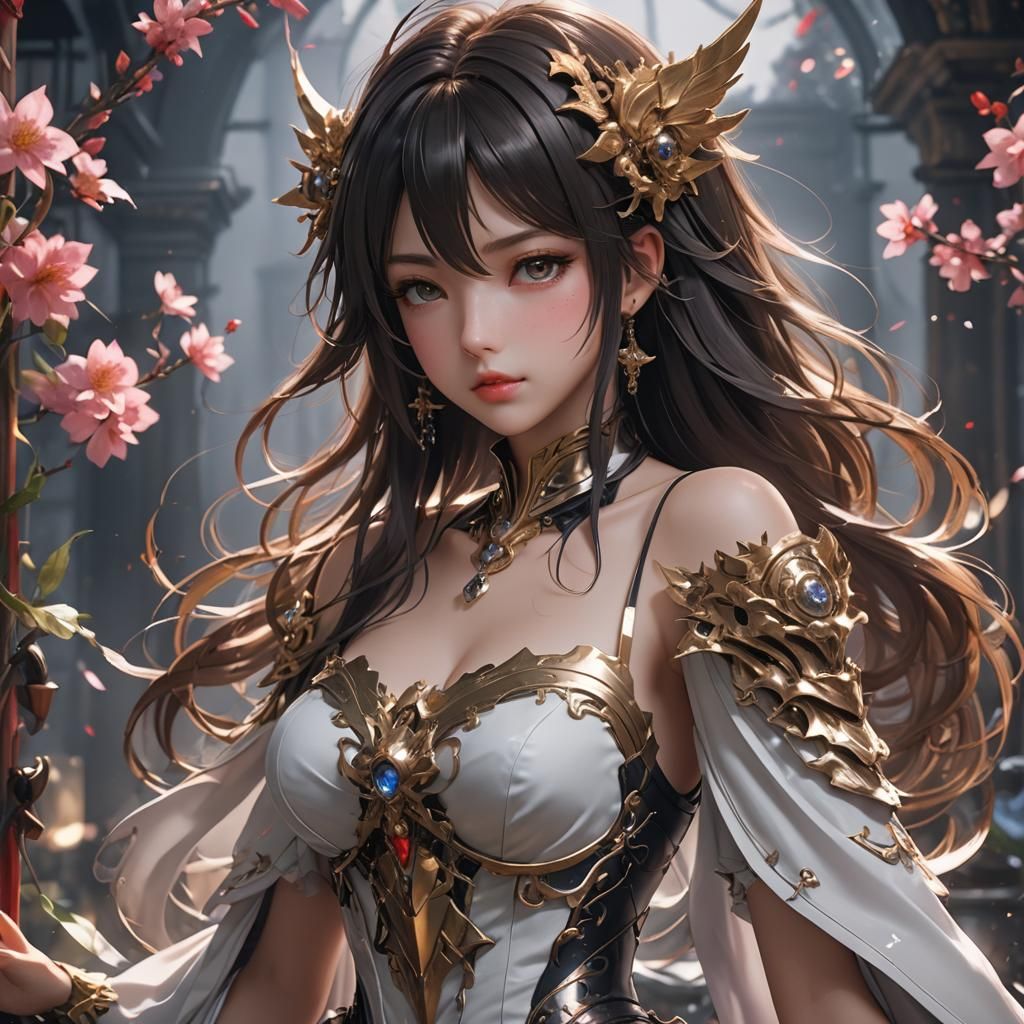 Captivating Seduction in 3D Anime Art Style