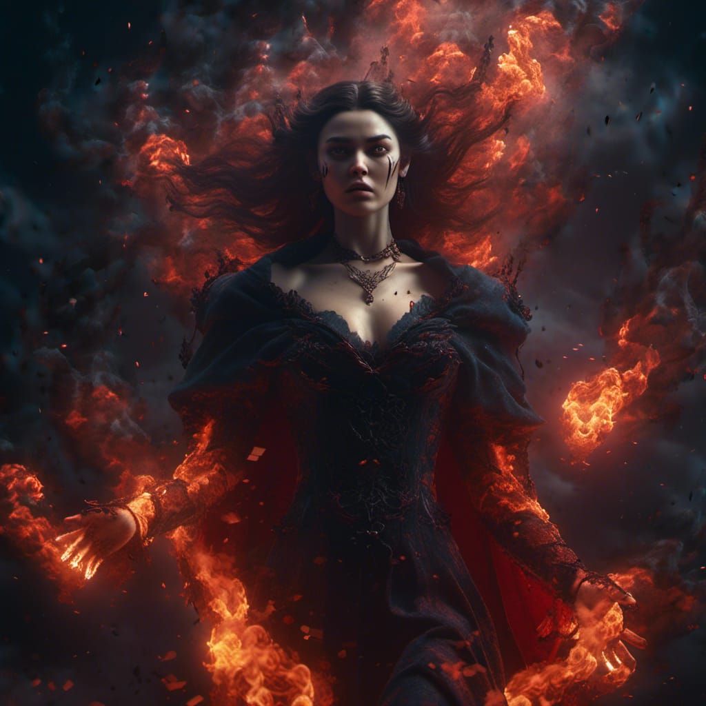 Into the flames of hell