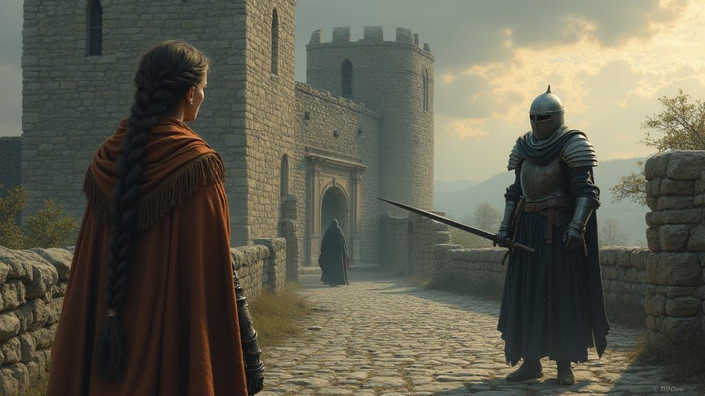 Medieval Confrontation at Stone City Wall