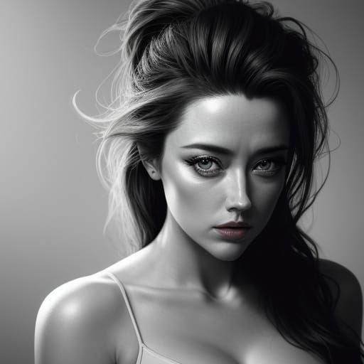 Close-up Portrait of a Woman's Decolletage in Ambient Light