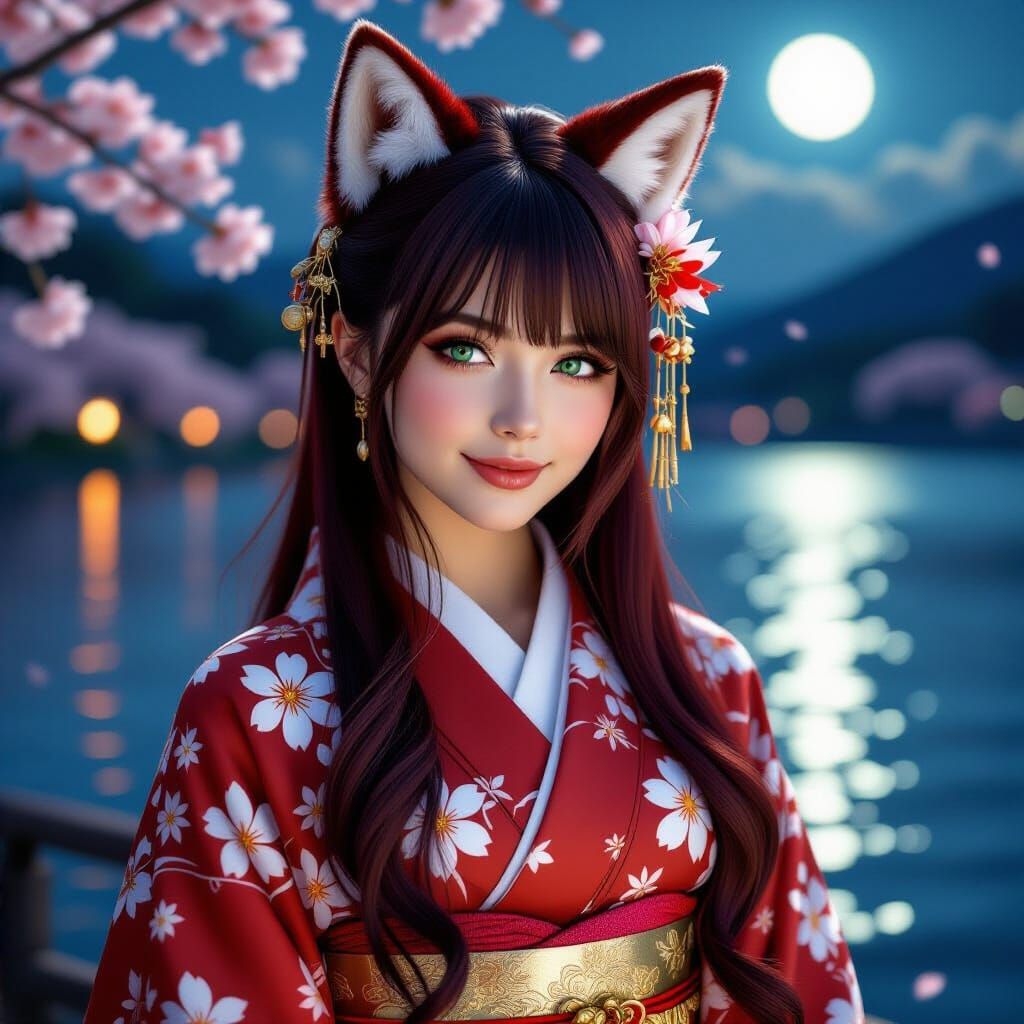 Fantasy Cosplay Portrait in Hyperrealistic Style