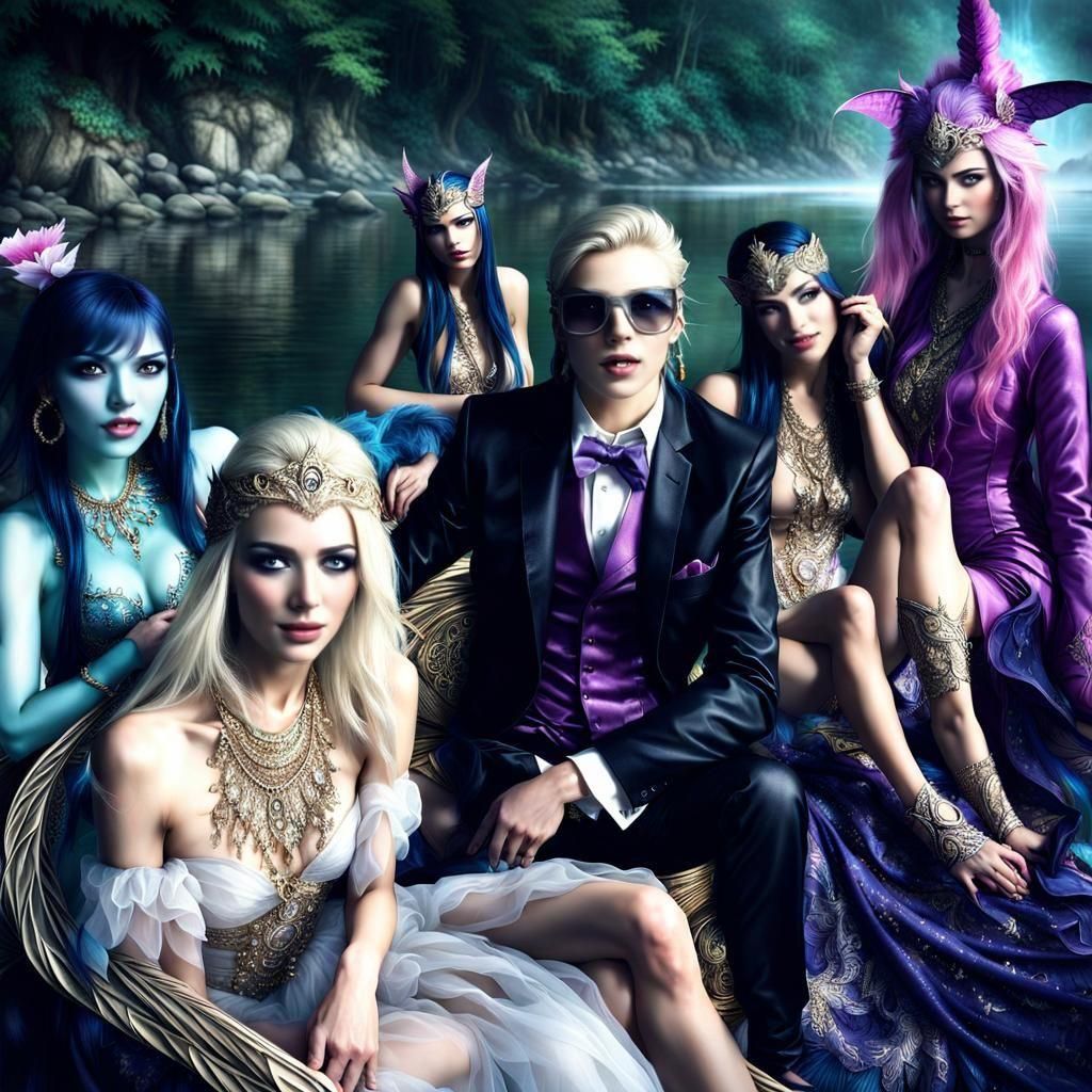 Luxurious Party in Cryptoterrestrial World