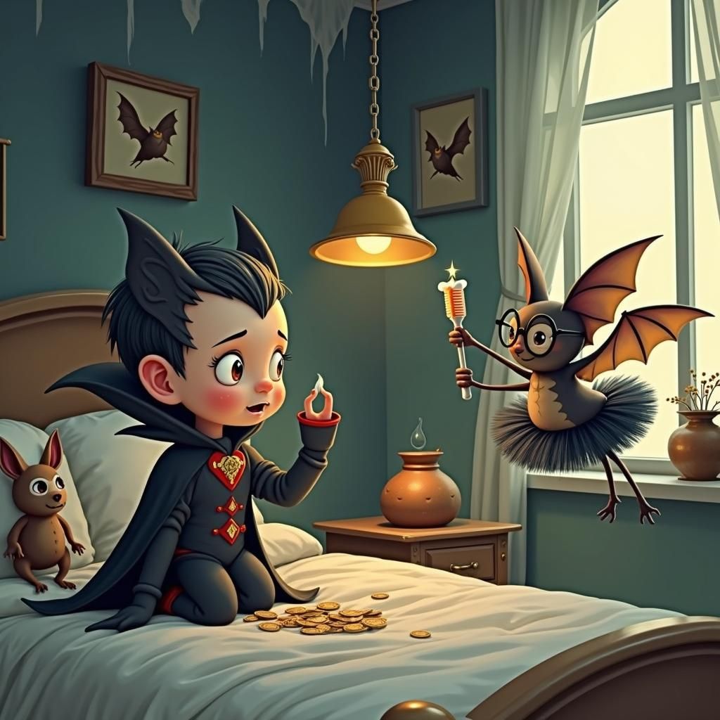 Baby Vampire's First Fang Loss: A Gothic Fairy Tale