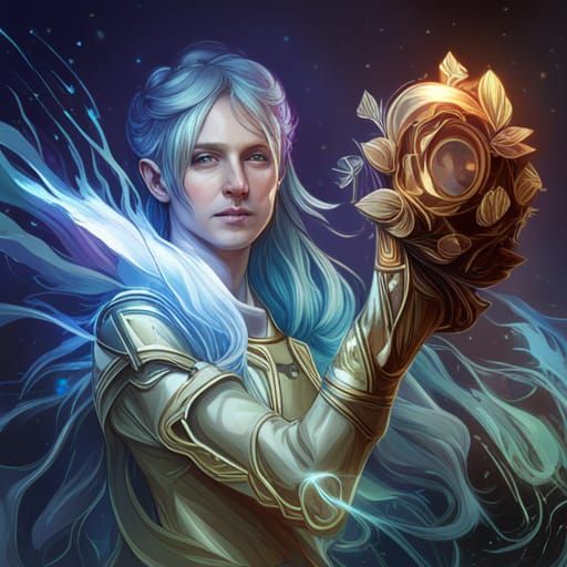 Stardust Portrait in Hyperdetailed Concept Art Style