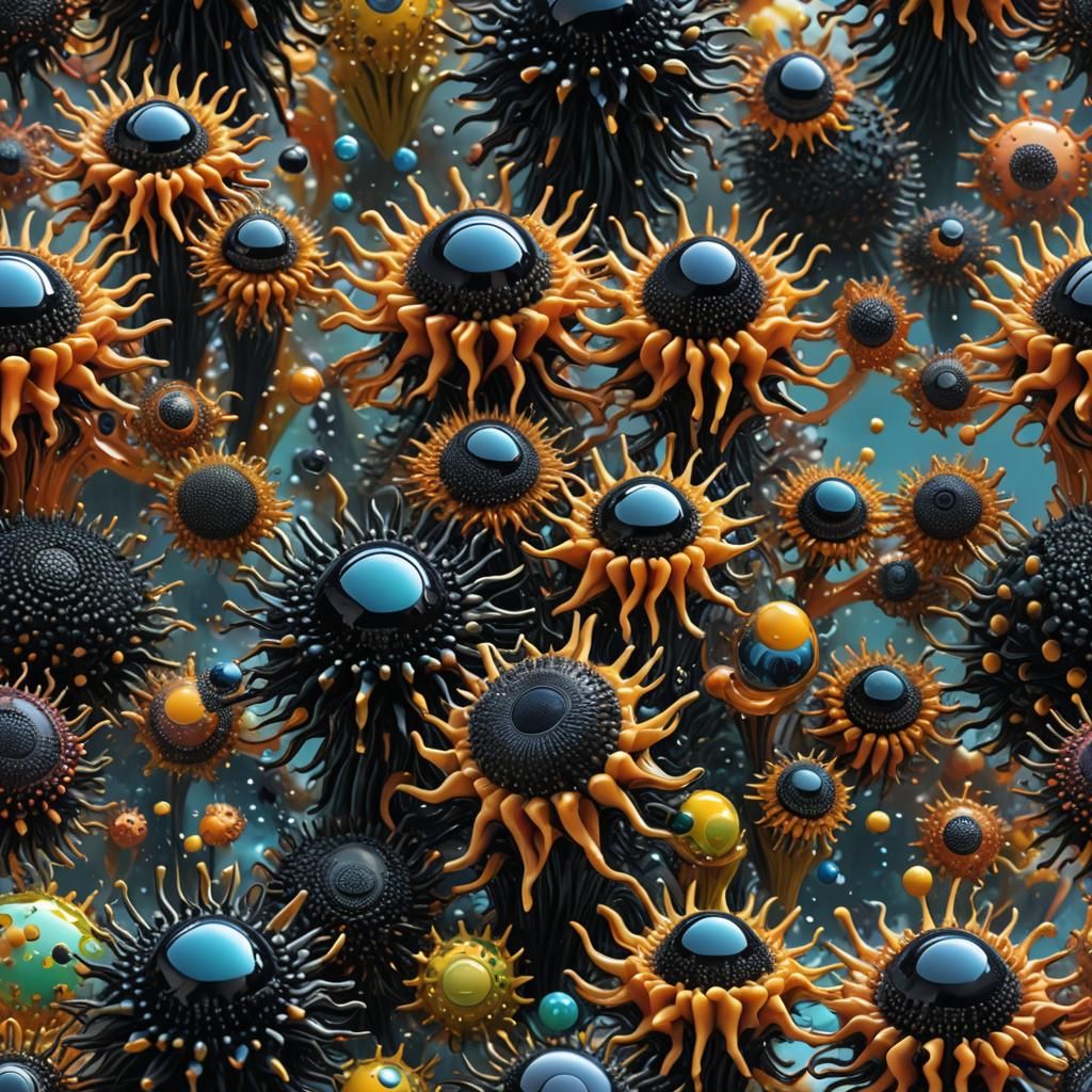 Ferrofluid Sculpture of a Dreamlike World