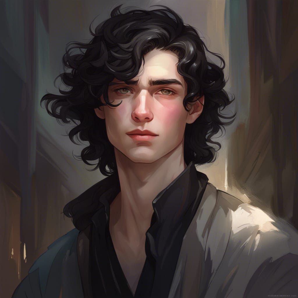 Portrait of a Teenager in Hyperdetailed Style