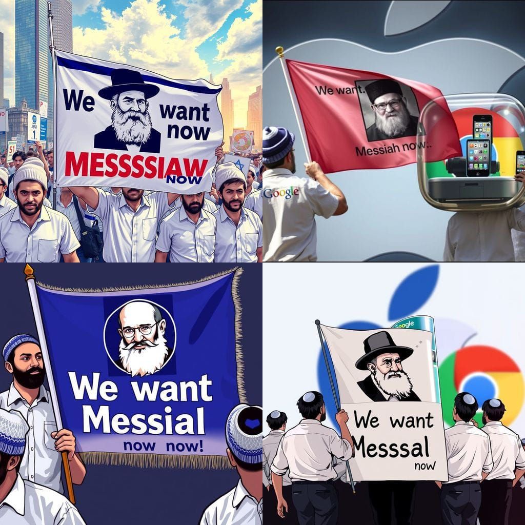 Religious Flag with Tech Logos