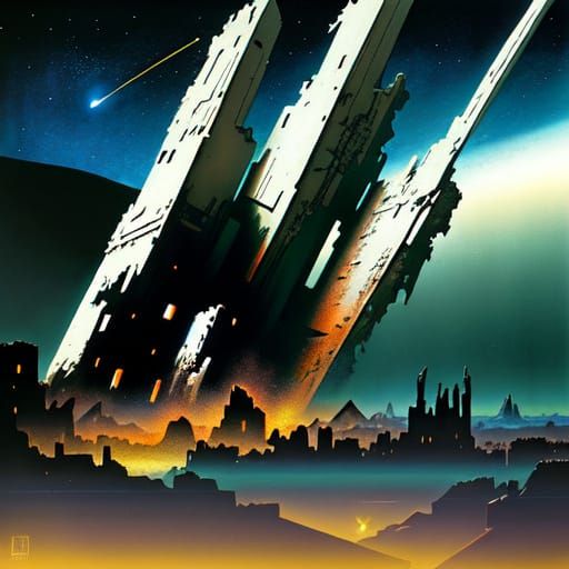 Silent Ruin: A Hypermodernist Spacecore Landscape