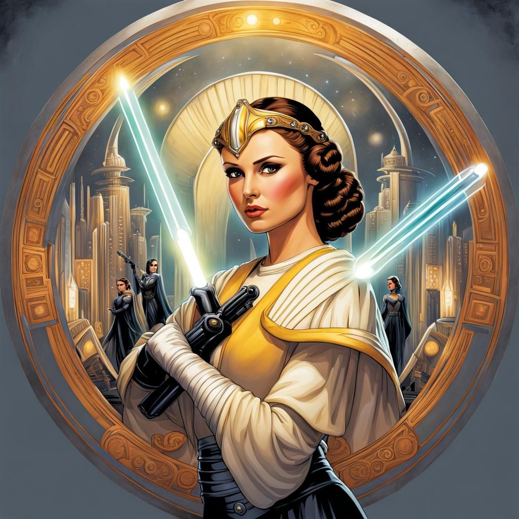 Padme Amidala Digital Portrait