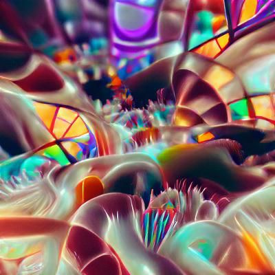 Psychedelic 3D Abstract Art in 8K
