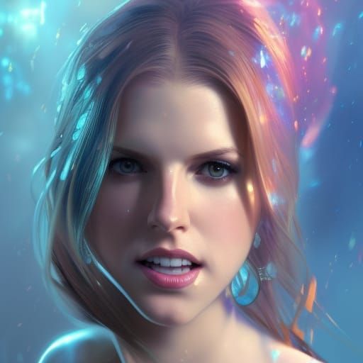 Voluptuous Wizard: Magical Portrait in Artgerm Style