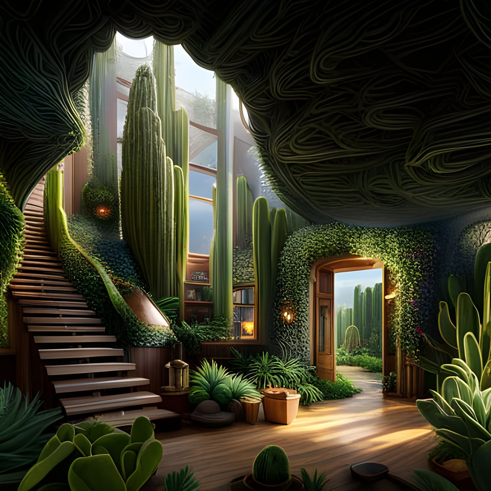 It all started with one tiny potted cactus!