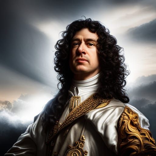Hyperrealistic Portrait of Louis XIV, King of France