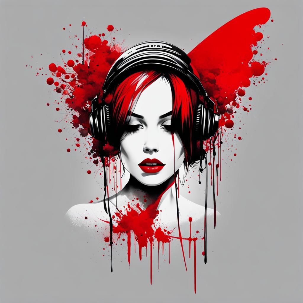 Heartbreak Collage: Memories in Red