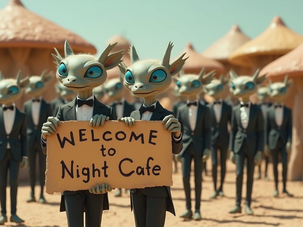 Alien Ushers in Cinematic Welcome to Night Cafe