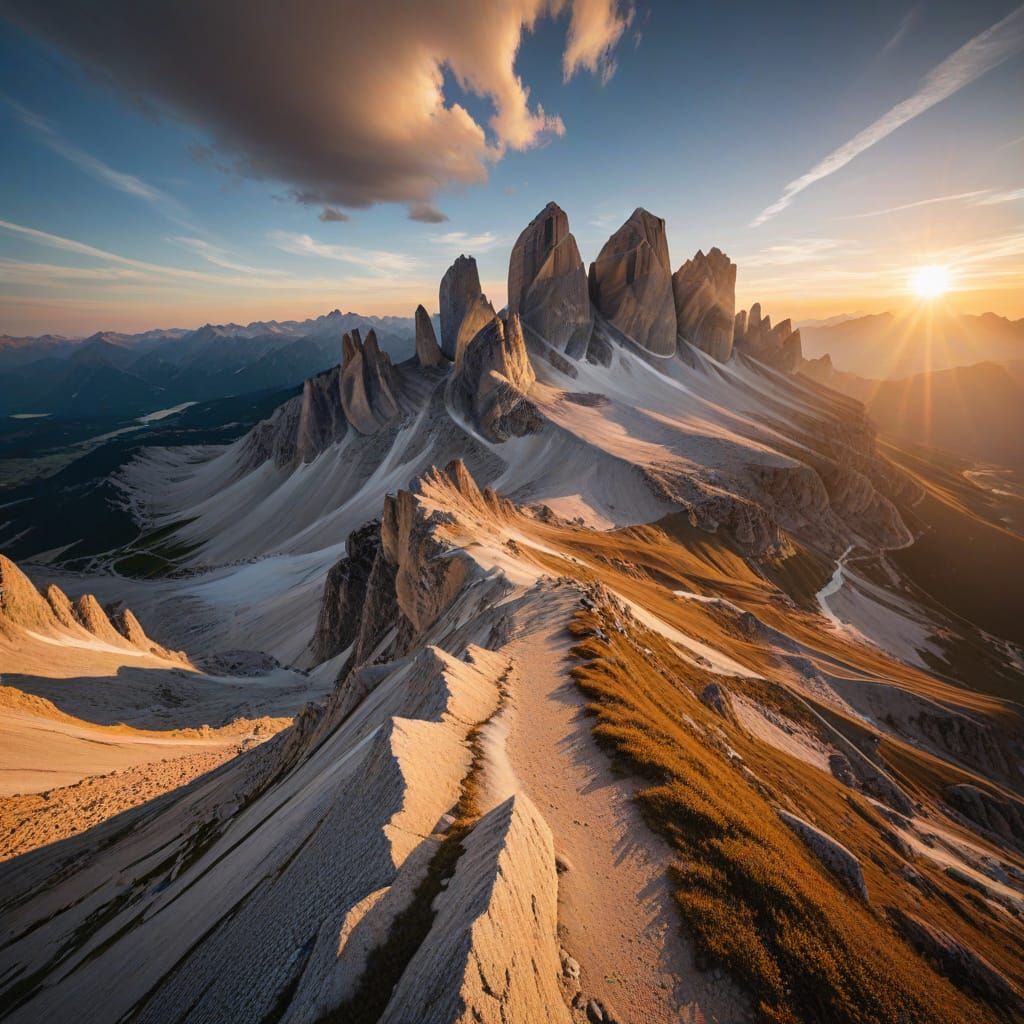 Tre Cime di Lavaredo Sunset: Panoramic Landscape Photography
