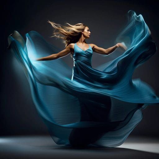 Jazz Music Fills the Air as Woman Dances