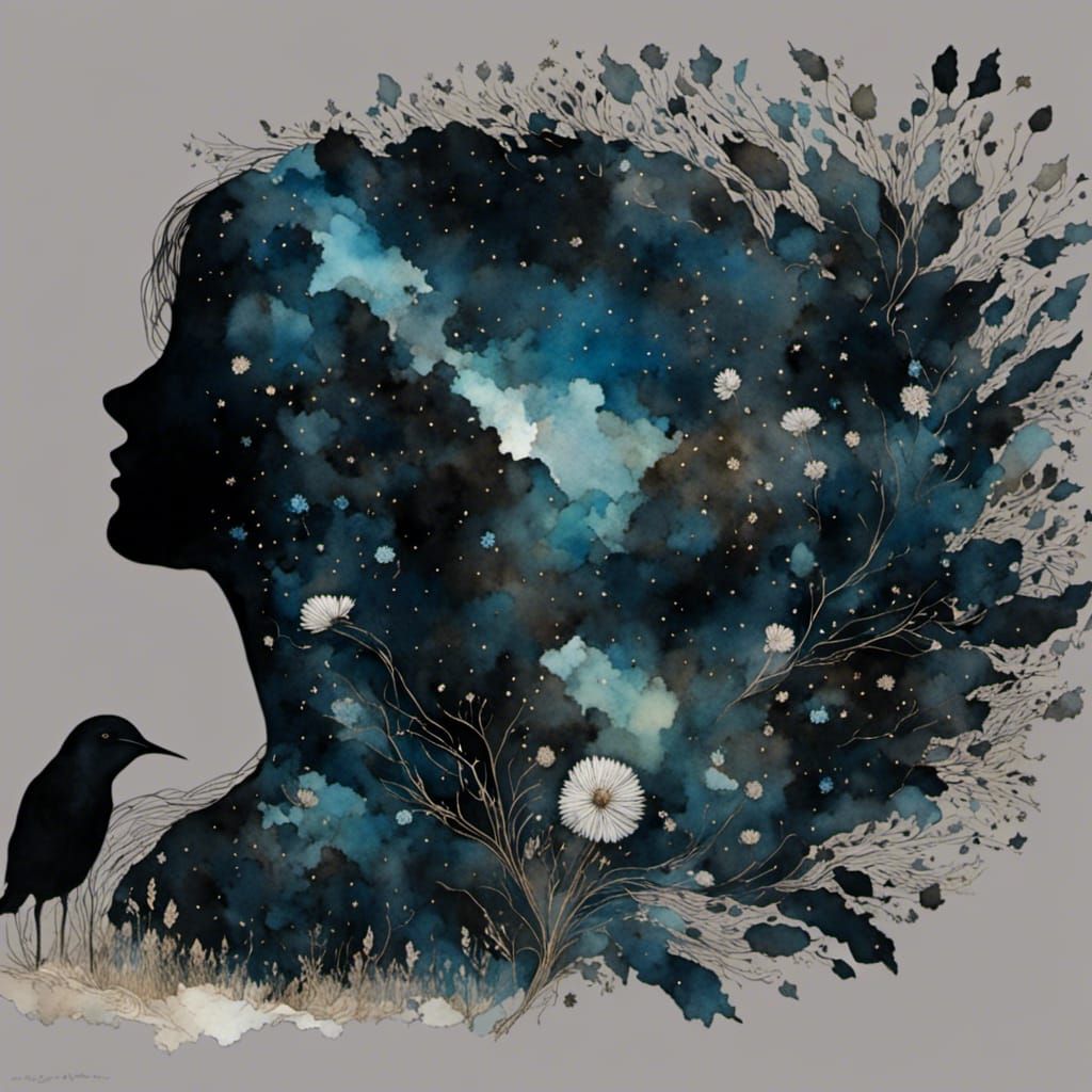 Liquid Ink Style Demonstration by AI