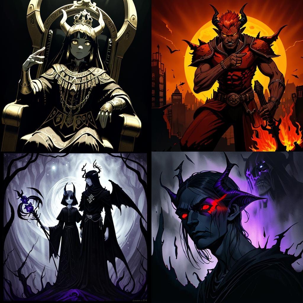 The Devil Tarot Card Illustration