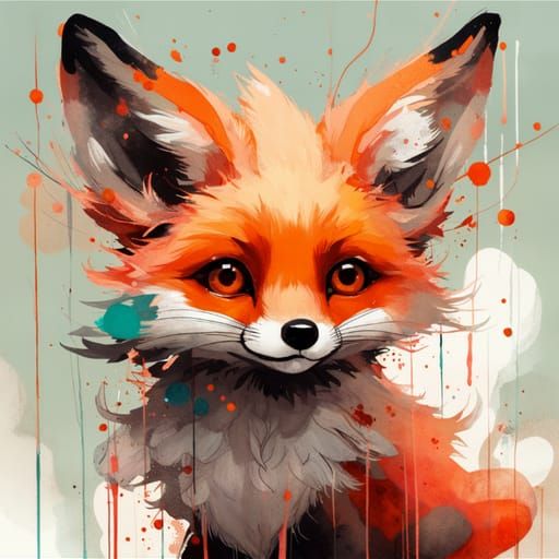 Fox in the Wild: An AI Generated Image