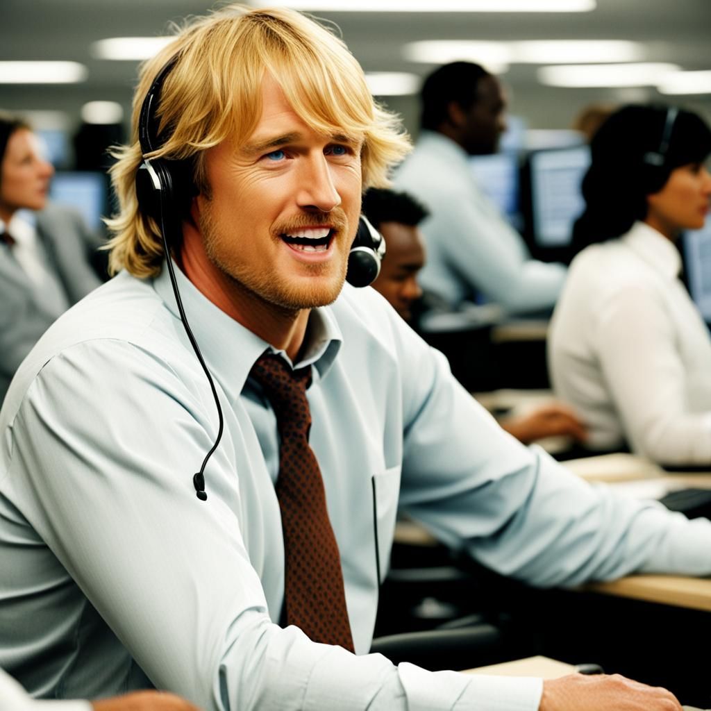 Owen Wilson: Call Center Enthusiast