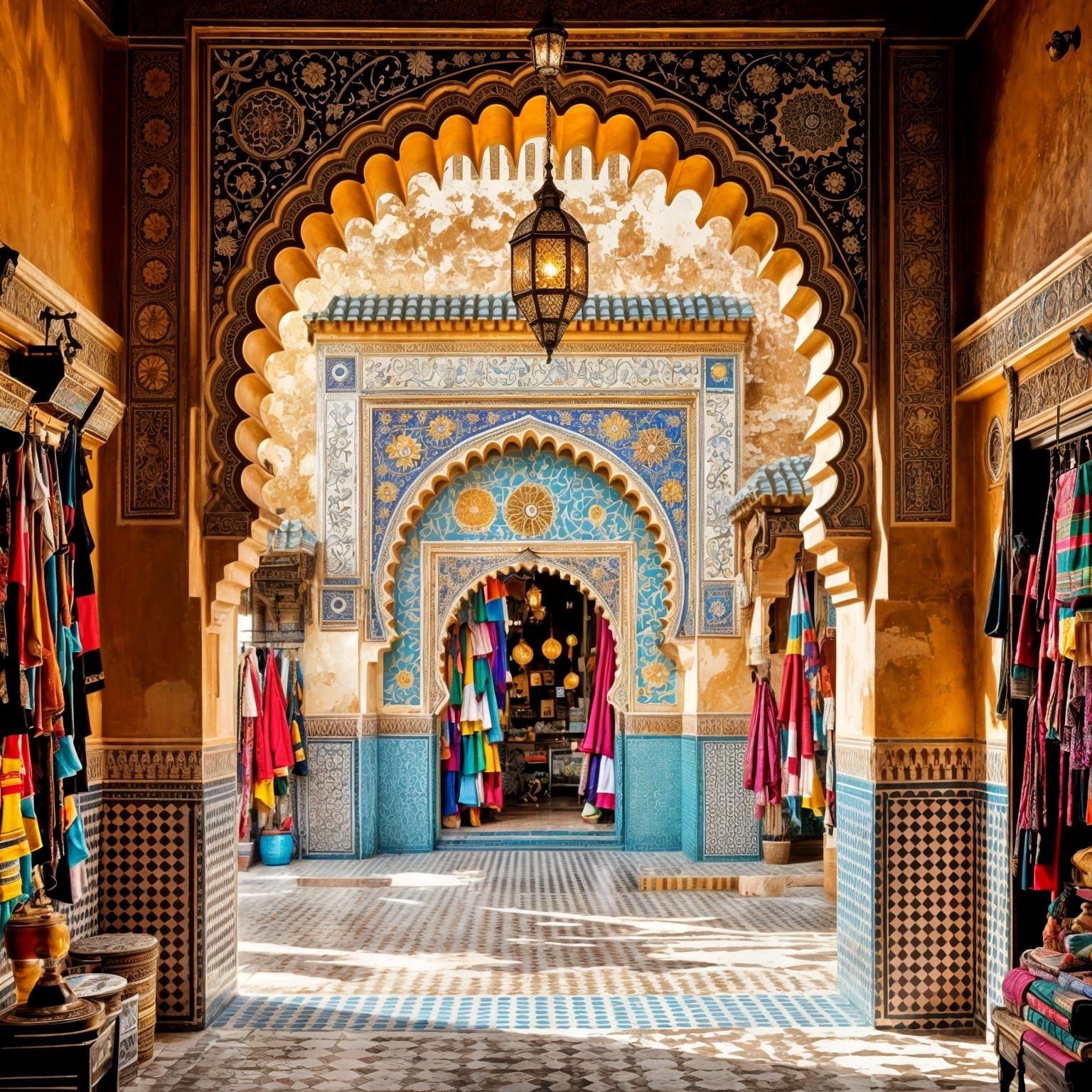 Vibrant Moroccan Culture in a Kaleidoscope of Colors