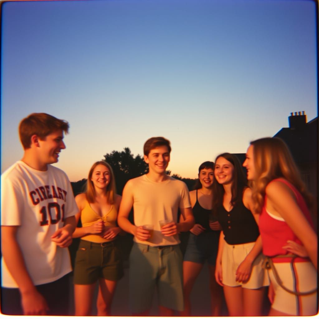 Summer Nights in the 90s, Captured with Warmth and Imperfect...