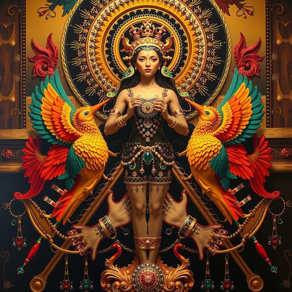 Hyperrealistic Masterpiece of Vivid Colors and Sharp Detail