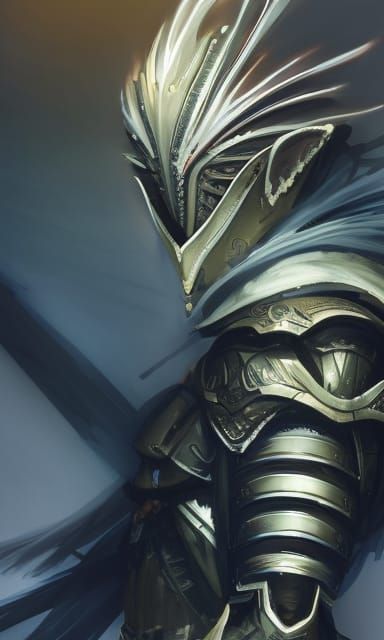 Elf Vampire Ronin in Arcane Armor