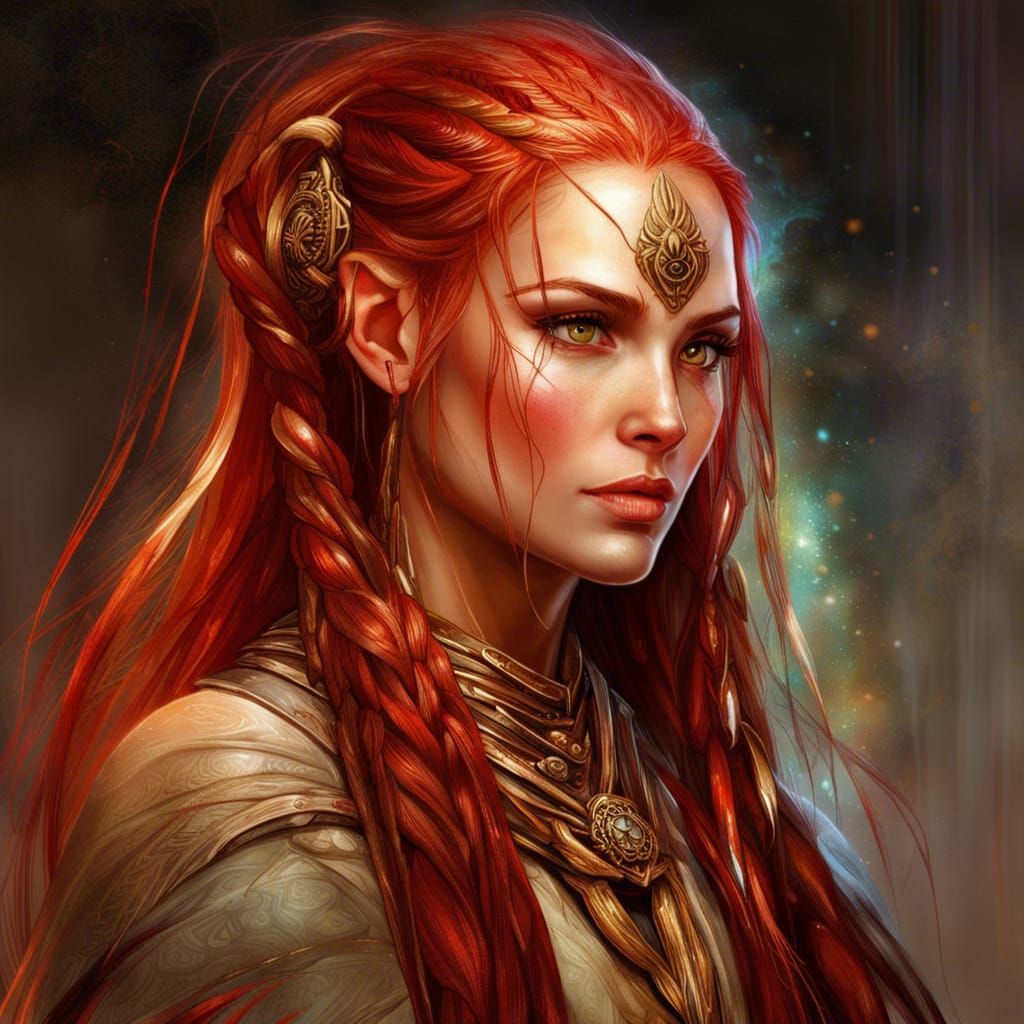 Scaled Woman in Jedi Robes: Concept Art