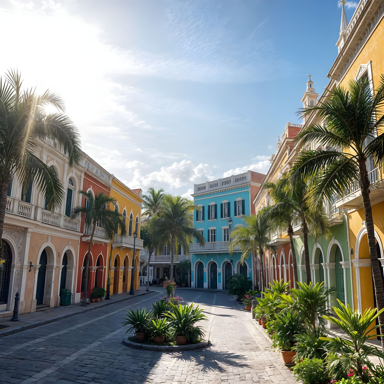 Oranjestad, Aruba: Caribbean and Dutch Colonial Architecture
